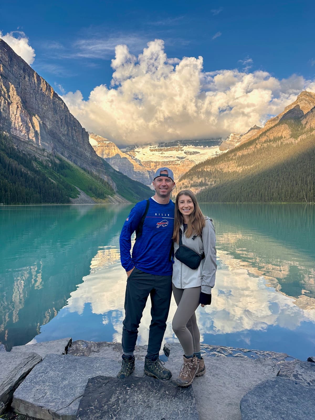 Brett and Erin at Lake Louise in Banff